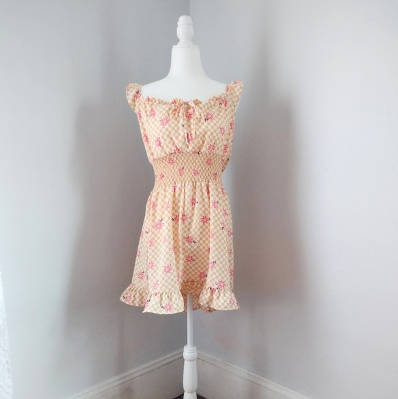 Lily Rose Checkered Summer Dress NWT - Picture 1 of 5